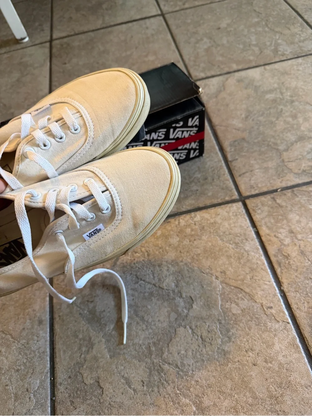 Vans Classic Canvas Sneakers in Off-White